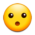 😮 Emoji Gesicht mit offenem Mund Samsung Experience 8.1.