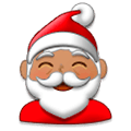 🎅🏽 Emoji Papai Noel: Pele Morena na Samsung Experience 8.1.