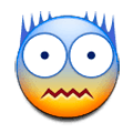 😨 Emoji Rosto Amedrontado na Samsung Experience 8.1.