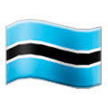 🇧🇼 Emoji Bandera: Botsuana en Samsung Experience 8.1.