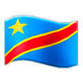 🇨🇩 Emoji Bandera: República Democrática Del Congo en Samsung Experience 8.1.
