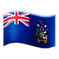 🇬🇸 Emoji Flagge: Südgeorgien und die Südlichen Sandwichinseln Samsung Experience 8.1.