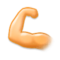 💪 Emoji Bíceps Flexionado en Samsung Experience 8.1.