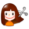 Emoji 💇 Taglio Di Capelli su Samsung Experience 8.1.