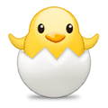 🐣 Emoji Pollito Rompiendo El Cascarón en Samsung Experience 8.1.