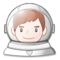 👨‍🚀 Emoji Astronauta Hombre en Samsung Experience 8.1.