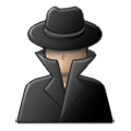 🕵🏻‍♂️ Emoji Detective Hombre: Tono De Piel Claro en Samsung Experience 8.1.