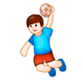 Émoji 🤾‍♂️ Handballeur sur Samsung Experience 8.1.