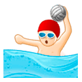 🤽🏻‍♂️ Emoji Homem Jogando Polo Aquático: Pele Clara na Samsung Experience 8.1.