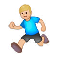 Emoji 🏃🏼‍♂️ Uomo Che Corre: Carnagione Abbastanza Chiara su Samsung Experience 8.1.