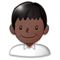 👨🏿 Emoji Mann: dunkle Hautfarbe Samsung Experience 8.1.