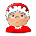 Emoji 🤶🏼 Mamma Natale: Carnagione Abbastanza Chiara su Samsung Experience 8.1.