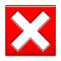 ❎ Emoji Kreuzsymbol im Quadrat Samsung Experience 8.1.