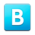 🅱️ Emoji Großbuchstabe B in rotem Quadrat Samsung Experience 8.1.