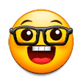 🤓 Emoji Cara De Empollón en Samsung Experience 8.1.