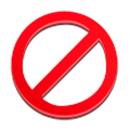 Émoji 🚫 Symbole D’interdiction sur Samsung Experience 8.1.