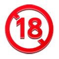 Emoji 🔞 Simbolo Di Divieto Ai Minorenni su Samsung Experience 8.1.