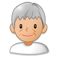 👴🏼 Emoji Anciano: Tono De Piel Claro Medio en Samsung Experience 8.1.
