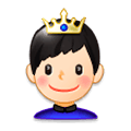 Émoji 🤴🏻 Prince : Peau Claire sur Samsung Experience 8.1.