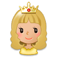 Émoji 👸🏼 Princesse : Peau Moyennement Claire sur Samsung Experience 8.1.