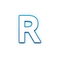 Émoji 🇷 Symbole indicateur régional lettre R sur Samsung Experience 8.1.