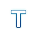 🇹 Emoji Indicador regional Símbolo Letra T Samsung Experience 8.1.