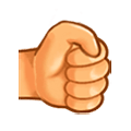 🤜 Emoji Faust nach rechts Samsung Experience 8.1.