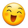 Emoji 😄 Faccina Con Sorriso E Occhi Sorridenti su Samsung Experience 8.1.