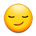😏 Emoji selbstgefällig grinsendes Gesicht Samsung Experience 8.1.