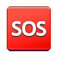 Emoji 🆘 Pulsante SOS su Samsung Experience 8.1.