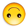 Emoji 🙃 Faccina Sottosopra su Samsung Experience 8.1.