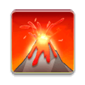 Émoji 🌋 Volcan sur Samsung Experience 8.1.