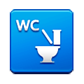 Emoji 🚾 Simbolo Del WC su Samsung Experience 8.1.
