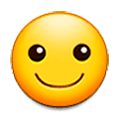 ☺️ Emoji lächelndes Gesicht Samsung Experience 8.1.