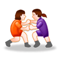 🤼‍♀️ Emoji Mulheres Lutando na Samsung Experience 8.1.