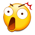Emoji 😲 Faccina Stupita su Samsung Experience 8.5.