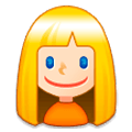Emoji 👱🏻‍♀️ Donna Bionda: Carnagione Chiara su Samsung Experience 8.5.