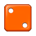 Emoji ⚁ Dado-2 su Samsung Experience 8.5.