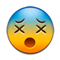 Emoji 😵 Faccina Frastornata su Samsung Experience 8.5.
