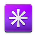 ✳️ Emoji Asterisco De Ocho Puntas en Samsung Experience 8.5.