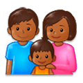 👪🏾 Emoji Familia, Tono De Piel Oscuro Medio en Samsung Experience 8.5.