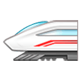 🚄 Emoji Hochgeschwindigkeitszug mit spitzer Nase Samsung Experience 8.5.