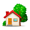 Émoji 🏡 Maison Avec Jardin sur Samsung Experience 8.5.