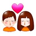 Emoji 💏 Bacio Tra Coppia su Samsung Experience 8.5.