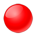 Émoji 🔴 Disque Rouge sur Samsung Experience 8.5.