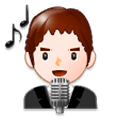 👨‍🎤 Emoji Cantante Hombre en Samsung Experience 8.5.