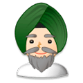 👳🏻 Emoji Persona Con Turbante: Tono De Piel Claro en Samsung Experience 8.5.