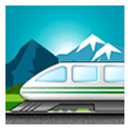 Emoji 🚞 Ferrovia Di Montagna su Samsung Experience 8.5.