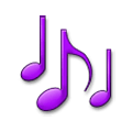 Émoji 🎶 Notes De Musique sur Samsung Experience 8.5.
