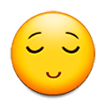 😌 Emoji Rosto Aliviado na Samsung Experience 8.5.